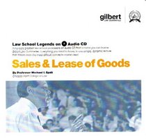 Law School Legends Sales & Lease of Goods (Law School Legends Audio Series)