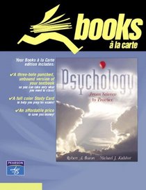 Psychology: From Science to Practice, Books a la Carte Plus MyPsychLab