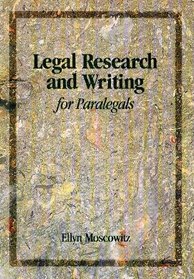 Legal Research and Writing for Paralegals