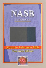 NASB Ultrathin Reference Bible (Blue/Gray, Leathertex Two-tones)