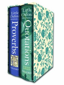 Little Oxford Gift Box: Little Oxford Dictionary of Quotations; Little Oxford Dictionary of Proverbs