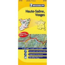 Michelin Map No. 87: Vosges - Alsace