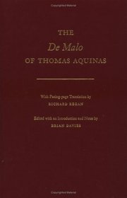 The De Malo of Thomas Aquinas