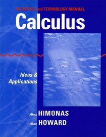 Calculus, Technology Tools Manual: Ideas and Applications