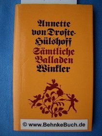 Samtliche Balladen (Reihe Winkler) (German Edition)