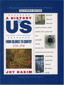 A History of US: Book 3: From Colonies to Country (1735-1791)