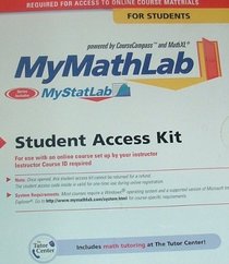 My Math Lab Student Access Kit