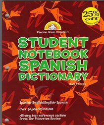 Random House Webster's Student Notebook Spanish Dictionary, Second Edition - Boy