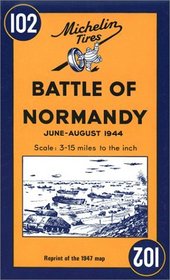 Michelin Battle of Normandy Map No.102
