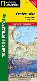 Crater Lake National Park, OR- Trails Illustrated Map # 244 (National Geographic Maps: Trails Illustrated)