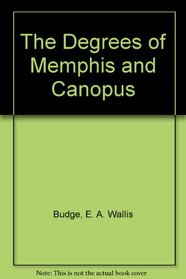 The Degrees of Memphis and Canopus