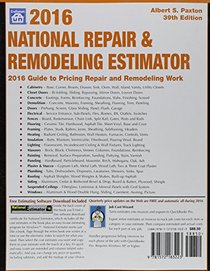 2016 National Repair & Remodeling Estimator
