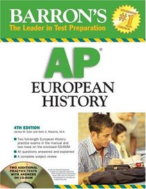 Barron's AP European History with CD-ROM (Barron's: the Leader in Test Preparation)
