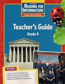 Teacher's Guide for Reading For Information, Science and Social Studies Grade 4