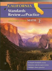 California Standards, Review and Practice (Math Course 2, Chapter 3)
