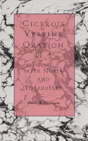 Cicero's Verrine Oration Ii.4: With Notes and Vocabulary (Classical Studies : Pedagogy Series)