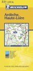 Michelin Ardeche, Haute-Loire: Includes Plans for Privas, Le Puy (Michelin Local France Maps) (French Edition)