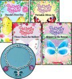 Butterfly Meadow Set, Books 1-4: Dazzle's First Day, Twinkle Dives In, Three Cheers for Mallow!, and Skipper to the Rescue (INCLUDES BUTTERFLY CHARM BRACELET!)