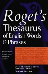 Roget's Thesaurus of English Words (Penguin Reference Books)