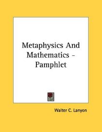 Metaphysics And Mathematics - Pamphlet