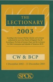 Common Worship 2003: AND Book of Common Prayer Lectionary