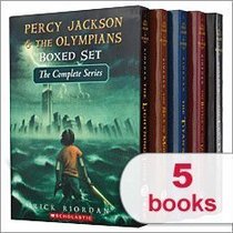 Percy Jackson & The Olympians Boxed Set The Complete Series 1-5: The Last Olympian, The Battle of the Labyrinth, The Titan's Curse, The Sea of Monsters, The Lightning Thief (Percy Jackson and the Olympians)