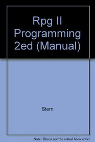 Rpg II Programming 2ed (Manual)