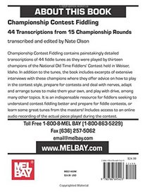 Championship Contest Fiddling: 44 Transcriptions from 15 Championship Rounds