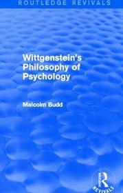 Wittgenstein's Philosophy of Psychology (Routledge Revivals)