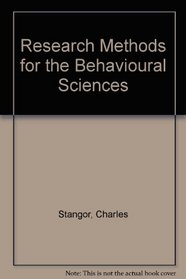 Research Methods for the Behavioral Sciences