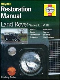 Land Rover Series I, II  III Restoration Manual