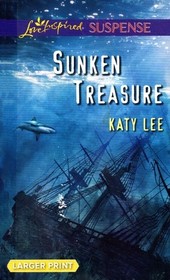 Sunken Treasure (Stepping Stones Island, Bk 3) (Love Inspired Suspense, No 414) (Larger Print)
