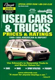 Edmunds, 00 Used Cars & Trucks Prices & Ratings: Spring (Edmundscom Used Cars and Trucks Buyer's Guide)