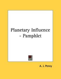 Planetary Influence - Pamphlet