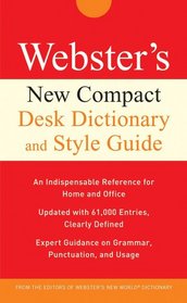 Webster's New Compact Desk Dictionary and Style Guide (Custom)