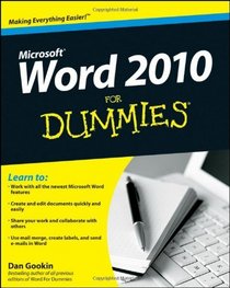 Word 2010 For Dummies (For Dummies (Computer/Tech))