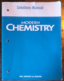 Holt Modern Chemistry - Solutions Manual