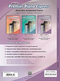 Premier Piano Express, Bk 3: All-In-One Accelerated Course, Book, CD-ROM & Online Audio & Software (Premier Piano Course)