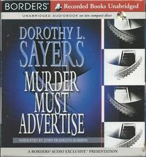 Murder Must Advertise (Lord Peter Wimsey, Bk 10) (Audio CD) (Unabridged)