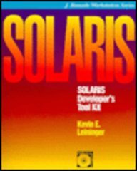 Solaris Developer's Tool Kit/Book and Cd-Rom (J. Ranade Workstation Series)