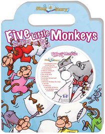 Five Little Monkeys Jumping on the Bed Sing a Story Handled Board Book with CD (Sing-a-Story)
