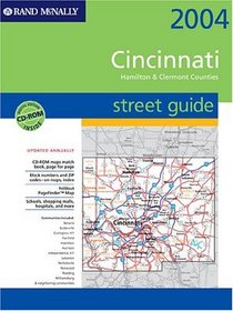 Cincinnati/Hamilton & Clermont Counties, Ohio (Rand McNally Street Guides)