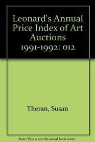 Leonard's Annual Price Index of Art Auctions 1991-1992