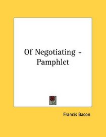 Of Negotiating - Pamphlet