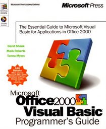 Microsoft Office 2000/Visual Basic: Programmer's Guide (Microsoft Professional Editions)