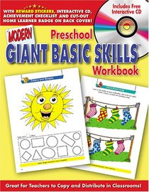Preschool Giant Basic Skills Workbook with CD Rom (Giant Basic Skills Workbooks)