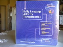 Holt Elements of Literature, Six Course: Daily Language Activities Transparencies (Grammar, Usage, Mechanics, Analogies, Sentence Combining, Vocabulary, Reading Comprehension, Answer Key Includes, Test-taking Practice and Word Games.