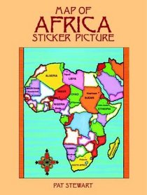 Map of Africa Sticker Picture (Sticker Picture Books)