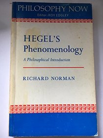 Hegel's Phenomenology:  a Philosophical Introduction