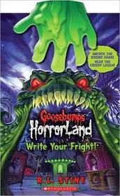 Goosebumps HorrorLand Write Your Fright!